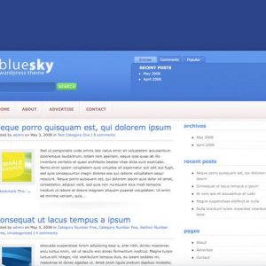 BlueSky Theme - ElegantThemes