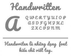 Handwritten-font-item