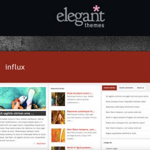 influx - elegantthemes