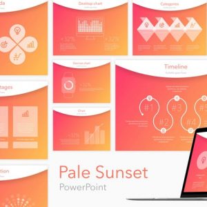 Pale Sunset PowerPoint Template