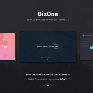 BizOne Creative Theme (Powerpoint)