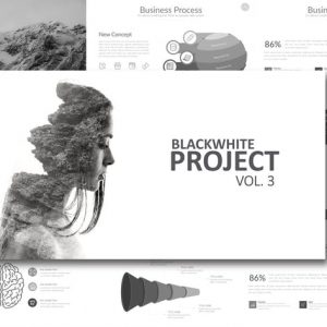 Black White Project Vol. 3 Powerpoint