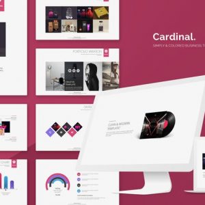 Cardinal Simply Powerpoint Template