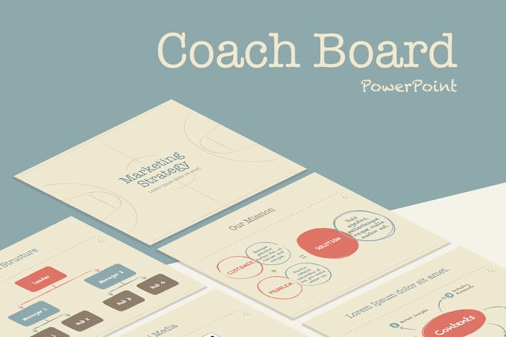 Coach Board PowerPoint Template
