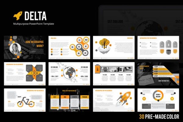 Delta PowerPoint Template