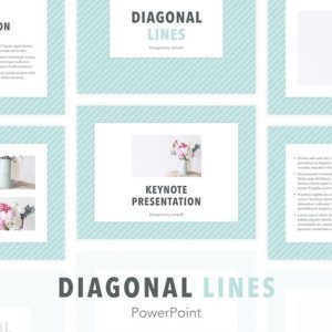 Diagonal Lines PowerPoint Template