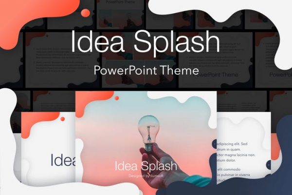 Idea Splash PowerPoint Template