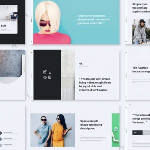 KLOE Minimal & Creative Template (Powerpoint)