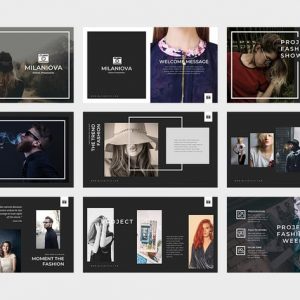 Milaniova Fashion Powerpoint Presentation