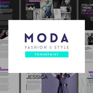 Moda - Fashion & Style Powerpoint Template