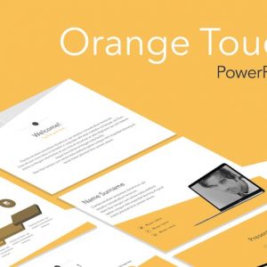 Orange Touch PowerPoint Template