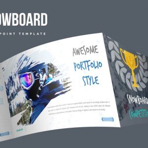 Snowboard Powerpoint Template