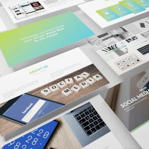 Social Media Powerpoint Template