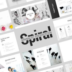 Spiral Minimalist Presentation Template