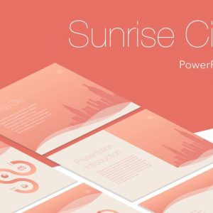 Sunrise City PowerPoint Template