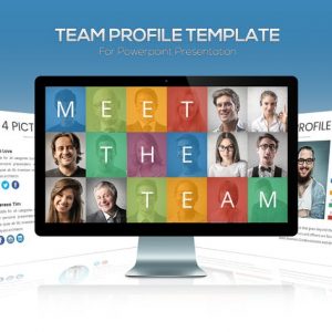 Team Profile Powerpoint Template