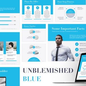 Unblemished Blue PowerPoint Template