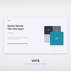 Vote Minimal Business Template (Powerpoint)