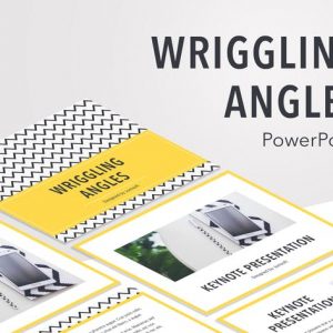 Wriggling Angles PowerPoint Template