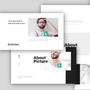 Articles. Modern Minimal Powerpoint