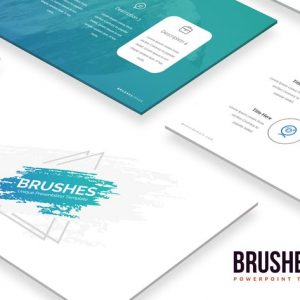 Brushes Powerpoint Template