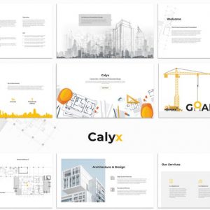 Calyx : Construction Google Slides Template