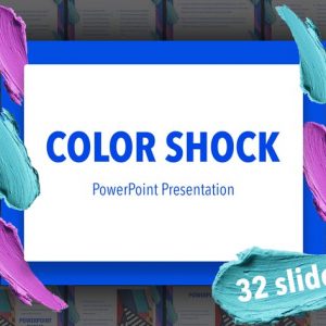 Color Shock PowerPoint Template