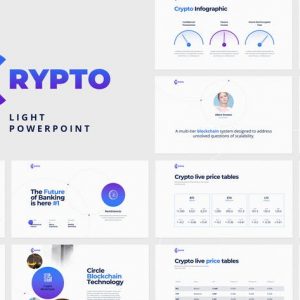 CRYPTO Powerpoint Light Template