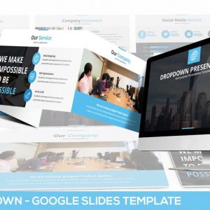 Dropdown Google Slides Presentation Template