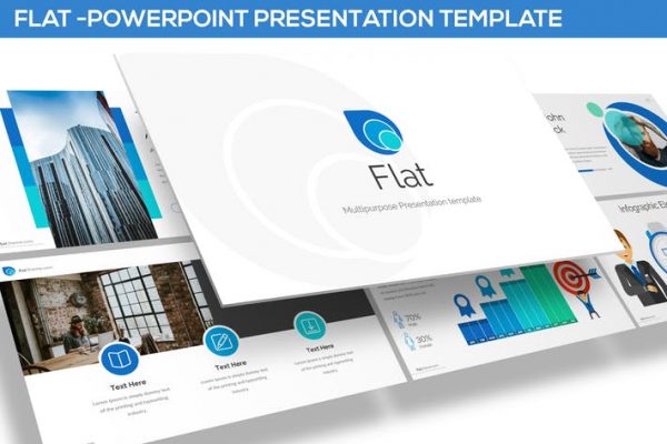 FLAT - POWERPOINT TEMPLATE