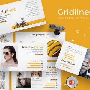 Gridlines - Powerpoint Template