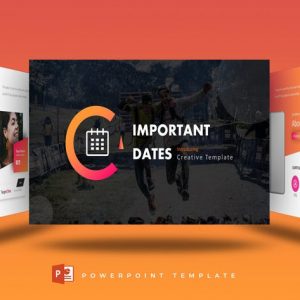 Important Dates - Powerpoint Template