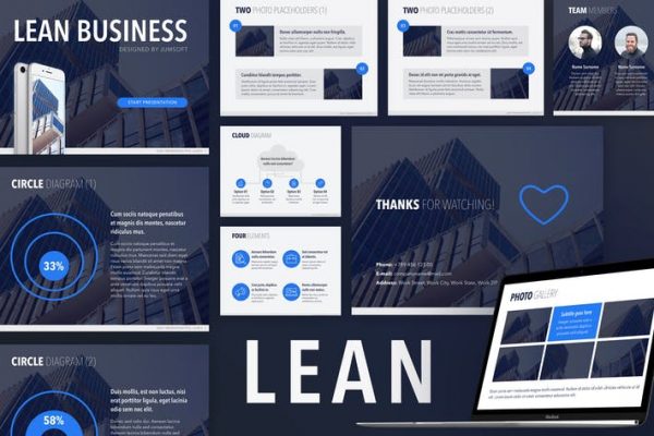 Lean PowerPoint Template