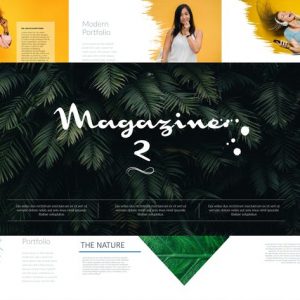 MAGAZINE 2 Powerpoint template