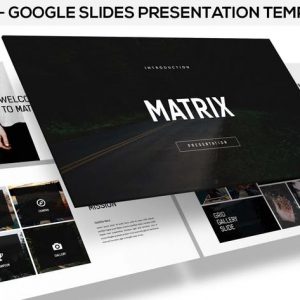 Matrix - Minimal Google Slides Presentation