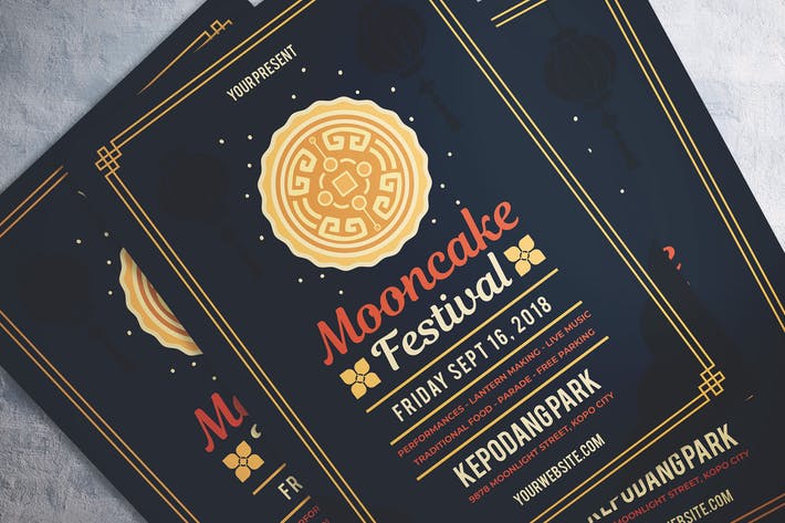 Mooncake Festival Flyer
