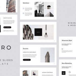 MURO - Google Slides Minimal Template