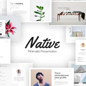 Native Minimalist PowerPoint Template