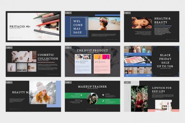 Pritacio : Beauty Powerpoint Template