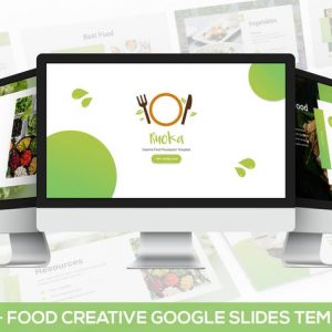 Ruoka - Creative Food Google Slides Template