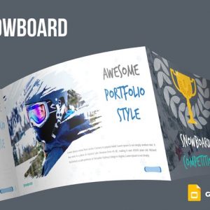 Snowboard Google Slides Template